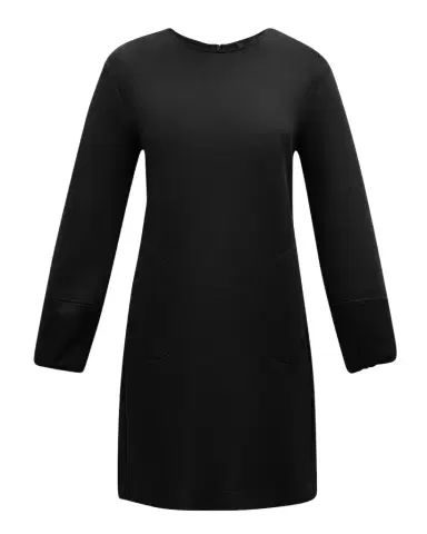 Emporio Armani Blouson-Sleeve Double Jersey Mini Dress | Thumbnail 1