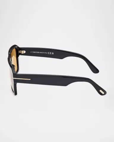 Tom Ford Men's Redford Acetate Rectangle Sunglasses | Thumbnail 4 Tom Ford Men's Redford Acetate Rectangle Sunglasses | Thumbnail 4