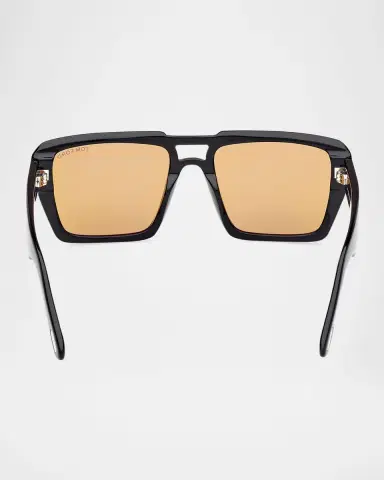 Tom Ford Men's Redford Acetate Rectangle Sunglasses | Thumbnail 5 Tom Ford Men's Redford Acetate Rectangle Sunglasses | Thumbnail 5