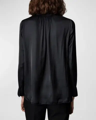 Zadig & Voltaire Tink Satin Blouse | Thumbnail 4 Zadig & Voltaire Tink Satin Blouse | Thumbnail 4