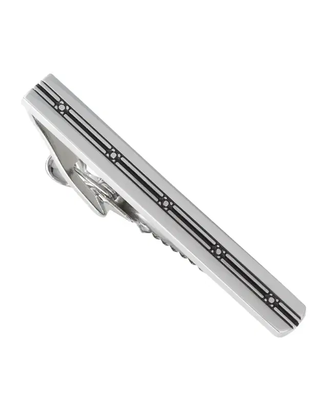 Men 's Square Pattern Tie Bar