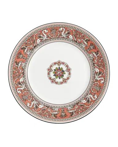 Wedgwood Florentine Salmon Plate, 8.1" | Thumbnail 1