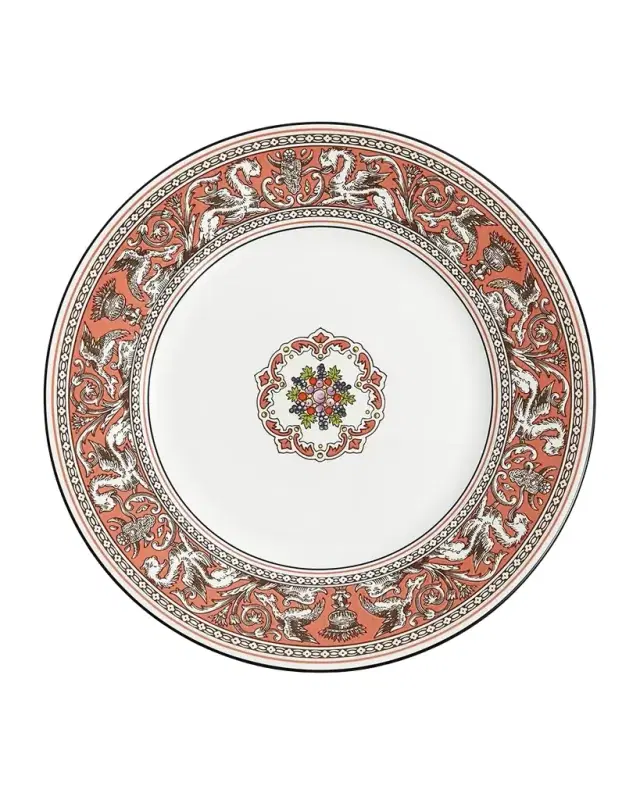 Wedgwood Florentine Salmon Plate, 8.1"