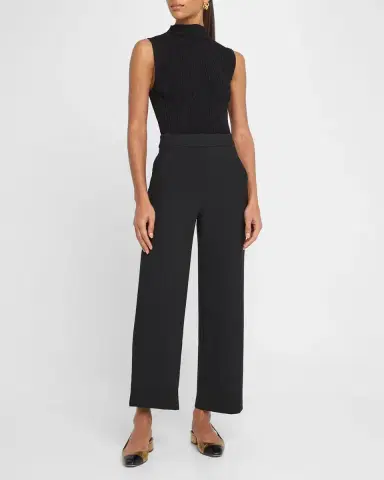 Veronica Beard Brixton Cropped Flare Pants | Thumbnail 2 Veronica Beard Brixton Cropped Flare Pants | Thumbnail 2