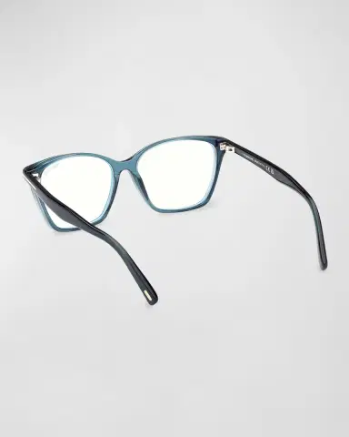 TOM FORD Blue Blocking Acetate Cat-Eye Glasses | Thumbnail 2