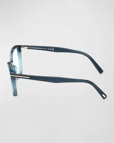 TOM FORD Blue Blocking Acetate Cat-Eye Glasses | Thumbnail 4