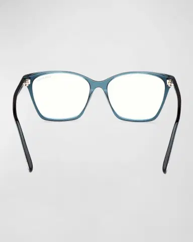 TOM FORD Blue Blocking Acetate Cat-Eye Glasses | Thumbnail 5