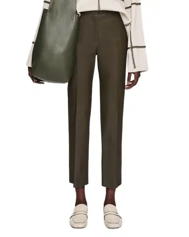 Joseph Coleman Cropped Stretch Leather Pants | Thumbnail 1 Joseph Coleman Cropped Stretch Leather Pants | Thumbnail 1