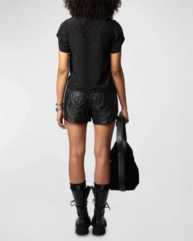 Zadig & Voltaire Tiffiny Short-Sleeve Top | Thumbnail 3 Zadig & Voltaire Tiffiny Short-Sleeve Top | Thumbnail 3