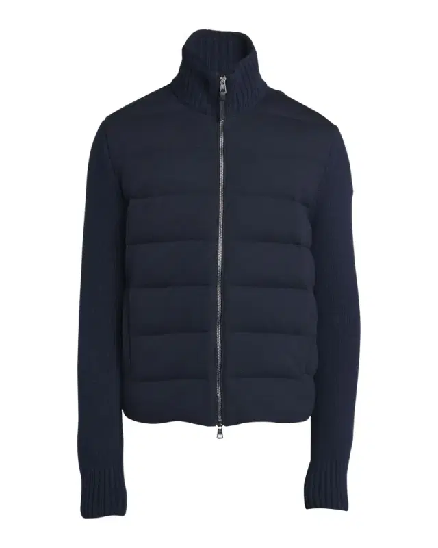 Men 's Wool-Cashmere Padded Cardigan
