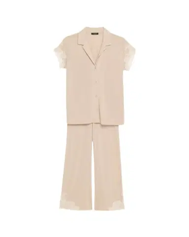 Natori Luxe Shangri-La Short-Sleeve Pajama Set | Thumbnail 1 Natori Luxe Shangri-La Short-Sleeve Pajama Set | Thumbnail 1
