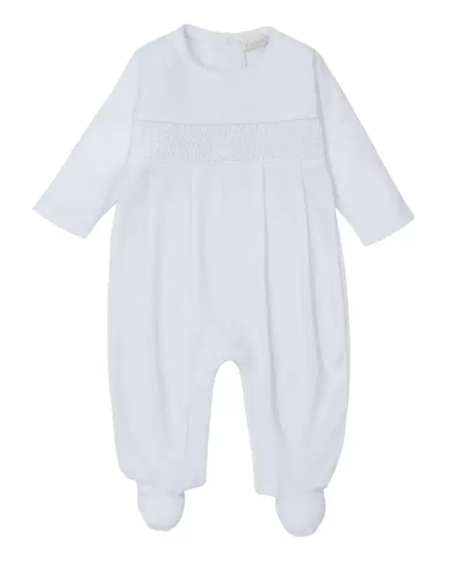 Kid 's Charmed Hand Smocked Footie, Size Premie-6M