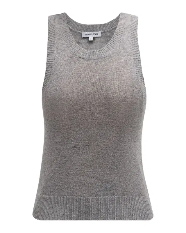 Veronica Beard Jerrel Cashmere Tank Top