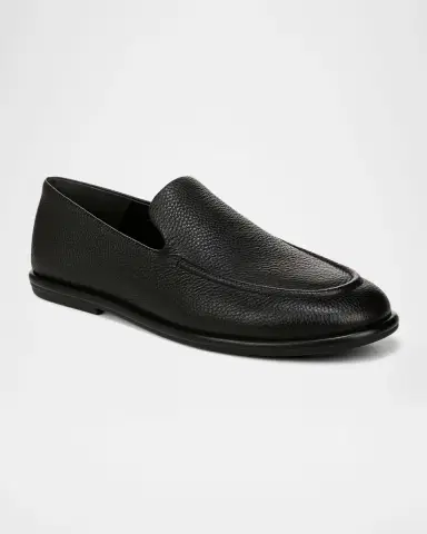 Vince Men's Hann Leather Slip-On Loafers | Thumbnail 3