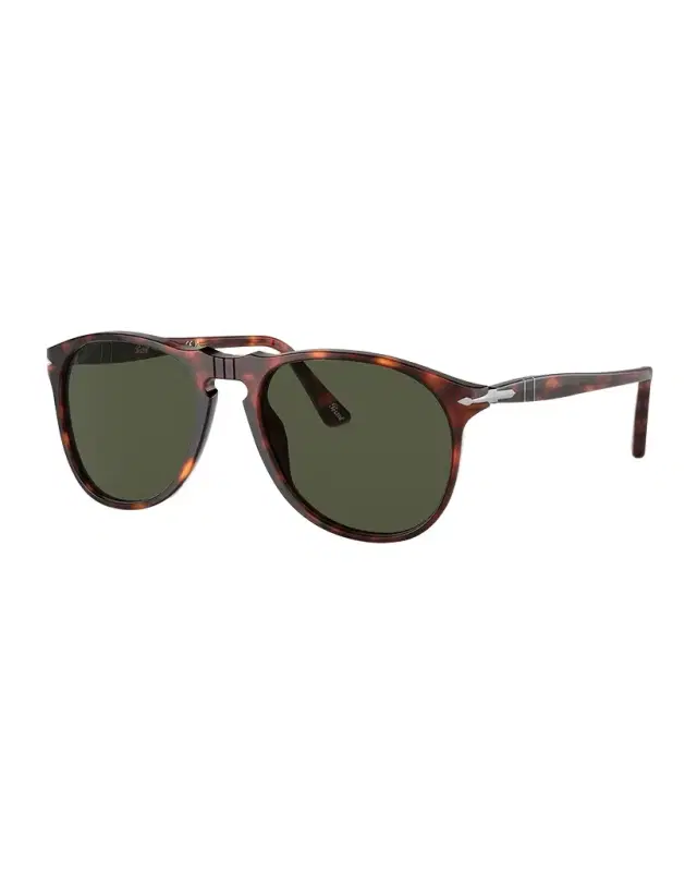 Men's 0PO9649S Acetate Aviator Sunglasses