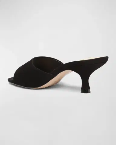 Schutz Dethalia Suede Mule Sandals | Thumbnail 3