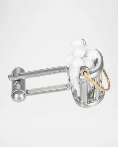 Link Up Men 's Bucket of Golfballs Cufflinks | Thumbnail 4