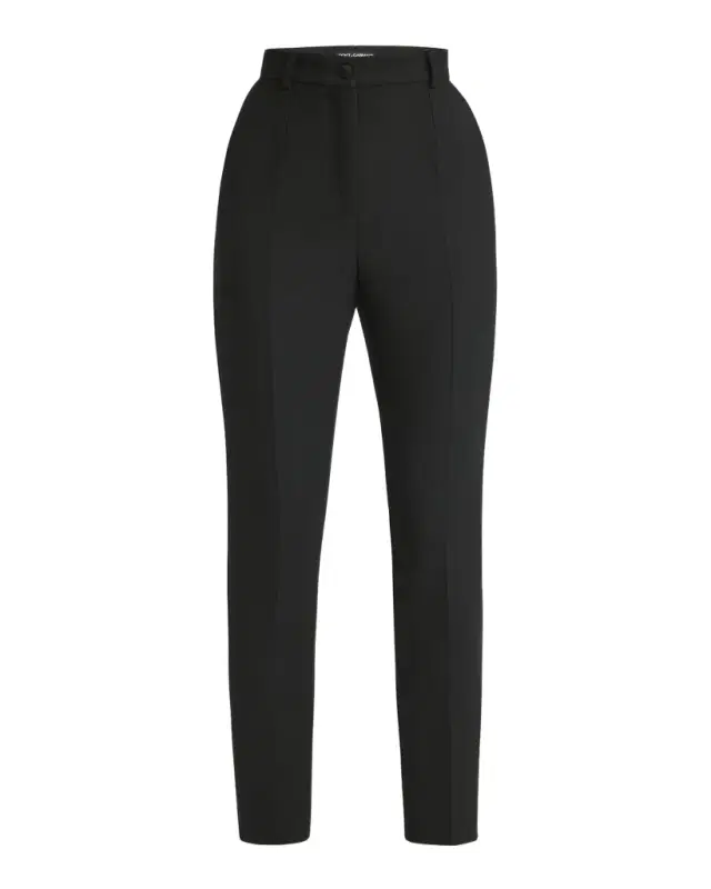 Dolce & Gabbana Straight-Leg Ankle Tuxedo Pants