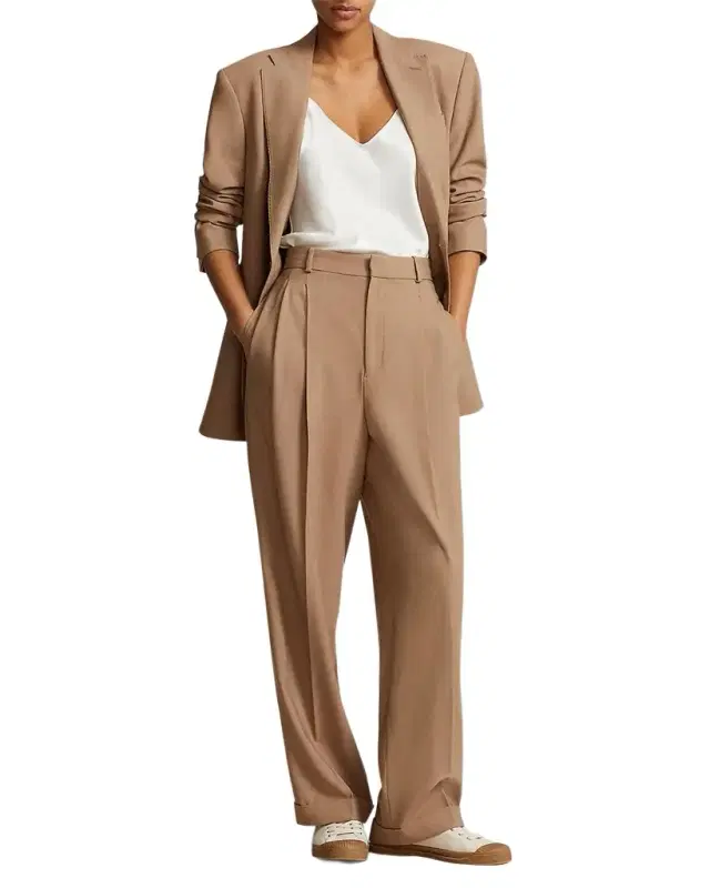 Stretch Wool-Blend Blazer