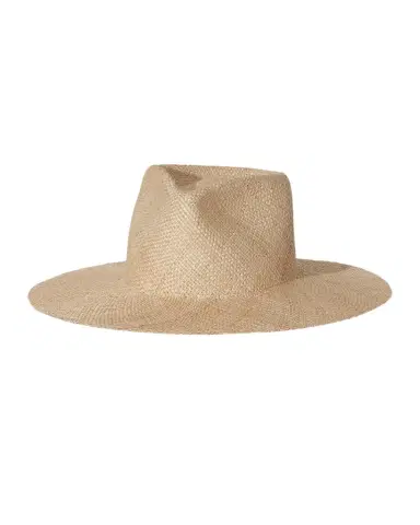 JANESSA LEONE Misha Structured Straw Fedora Hat | Thumbnail 1