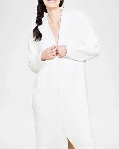 Barefoot Dreams CozyChic Zip-Front Lounger | Thumbnail 4