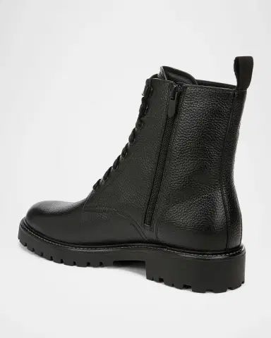 Vince Men's Dominic Supple Leather Utilitarian Boots | Thumbnail 3 Vince Men's Dominic Supple Leather Utilitarian Boots | Thumbnail 3