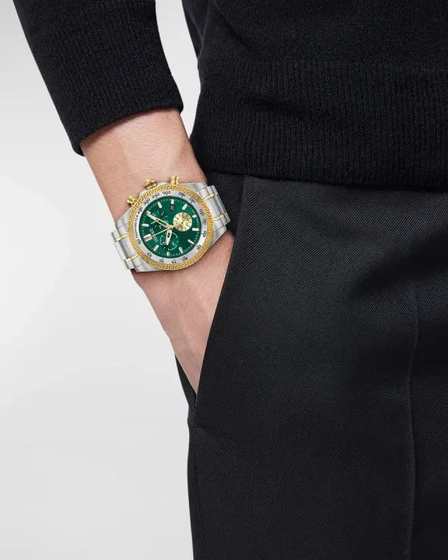 Chrono X Two-Tone Bracelet Watch, 44mm