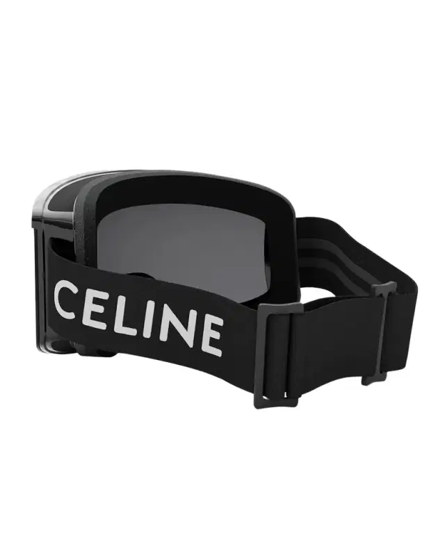 Monochrome Logo-Print Ski Goggles