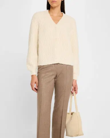 Loro Piana Cocooning Air Cashmere Cardigan | Thumbnail 3