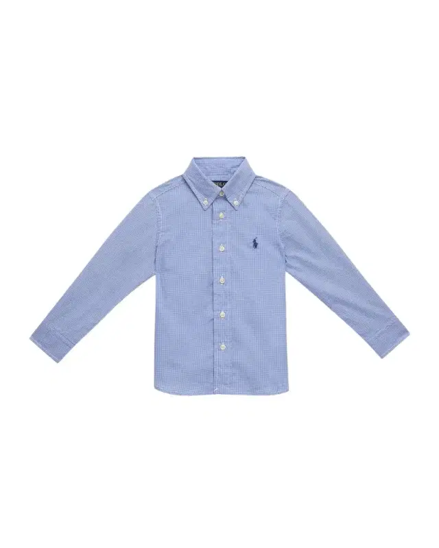 Boy 's Broadcloth Button Down Shirt, Size 2-7