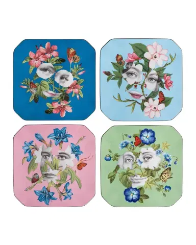 Christian LaCroix X Vista Alegre Fete Vos Jeux Dessert Plates, Set of 4 | Thumbnail 1