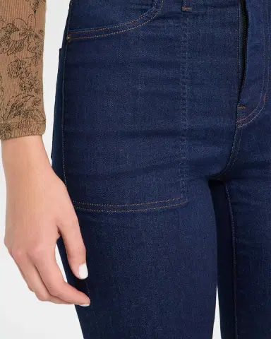 Veronica Beard Crosbie Straight-Leg Jeans with Patch Pockets | Thumbnail 5 Veronica Beard Crosbie Straight-Leg Jeans with Patch Pockets | Thumbnail 5