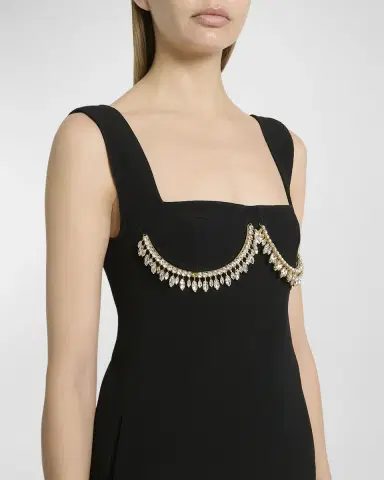 Giambattista Valli Crystal Bustier Sleeveless Mini Dress | Thumbnail 5