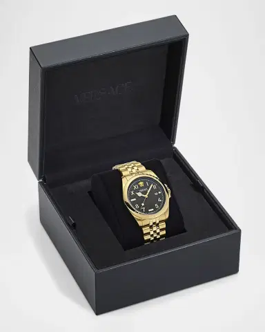 Versace Anteo IP Yellow Gold Bracelet Watch, 41mm | Thumbnail 5 Versace Anteo IP Yellow Gold Bracelet Watch, 41mm | Thumbnail 5