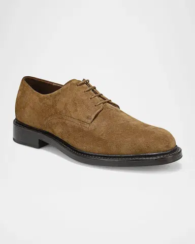 Vince Men's Davies Leather Derby Shoes | Thumbnail 4