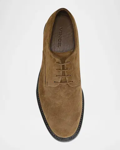 Vince Men's Davies Leather Derby Shoes | Thumbnail 5