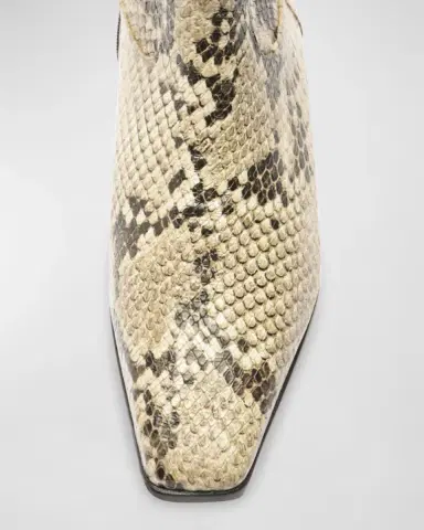 Schutz Helena Snake-Embossed Zip Ankle Booties | Thumbnail 5 Schutz Helena Snake-Embossed Zip Ankle Booties | Thumbnail 5