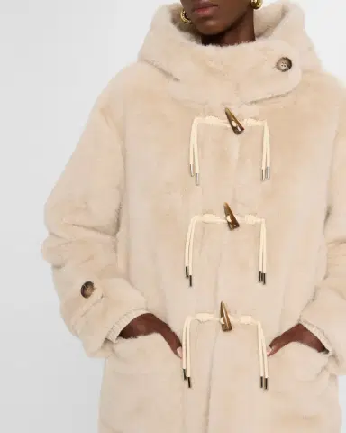Kobi Halperin Rosie Hooded Faux Fur Coat | Thumbnail 4 Kobi Halperin Rosie Hooded Faux Fur Coat | Thumbnail 4