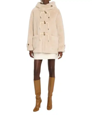 Kobi Halperin Rosie Hooded Faux Fur Coat | Thumbnail 1 Kobi Halperin Rosie Hooded Faux Fur Coat | Thumbnail 1