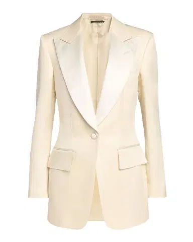 TOM FORD Lustrous Barathea Silk-Wool Single-Breasted Tuxedo Jacket | Thumbnail 1