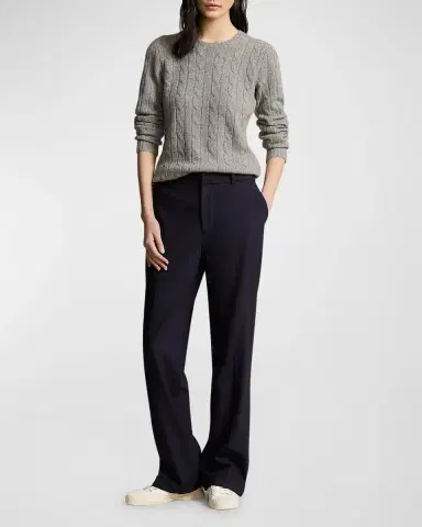 Polo Ralph Lauren High-Rise Relaxed Straight Pants | Thumbnail 2