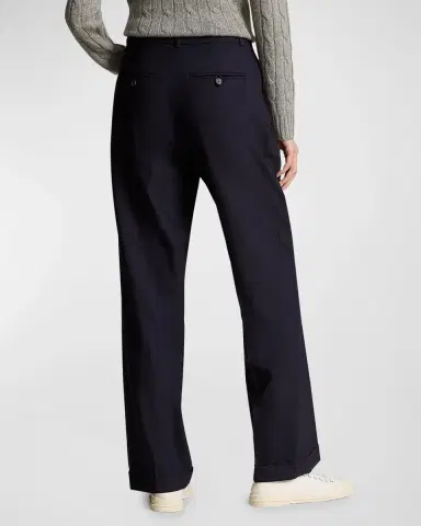 Polo Ralph Lauren High-Rise Relaxed Straight Pants | Thumbnail 3
