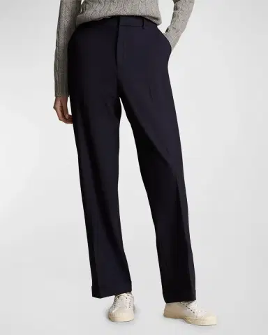 Polo Ralph Lauren High-Rise Relaxed Straight Pants | Thumbnail 4