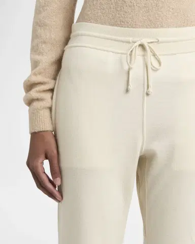 Loro Piana Cocooning Raw Cashmere Fleece Jogger Pants | Thumbnail 5