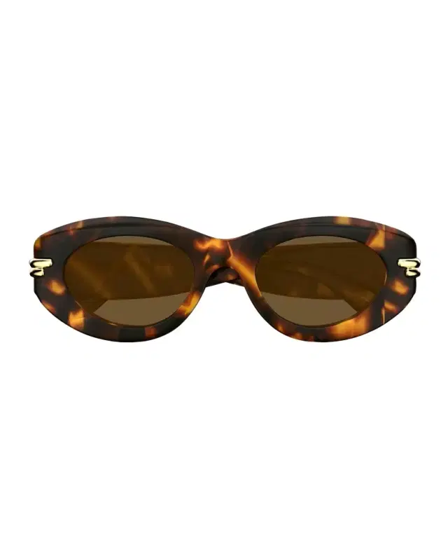Bottega Veneta Round Acetate Sunglasses
