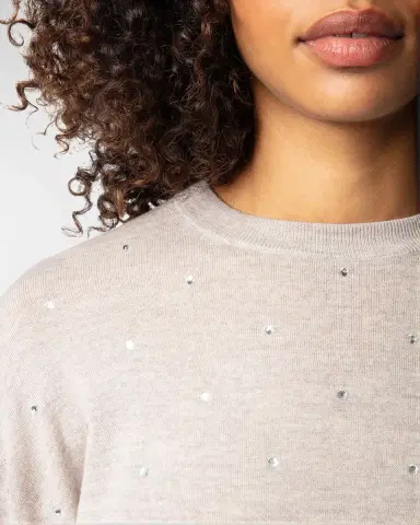 Zadig & Voltaire Kandy Embellished Crewneck Sweater | Thumbnail 4 Zadig & Voltaire Kandy Embellished Crewneck Sweater | Thumbnail 4