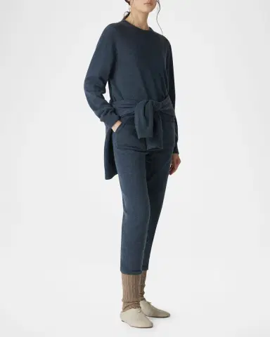 Loro Piana Duo Cashmere Crewneck Sweater | Thumbnail 2 Loro Piana Duo Cashmere Crewneck Sweater | Thumbnail 2