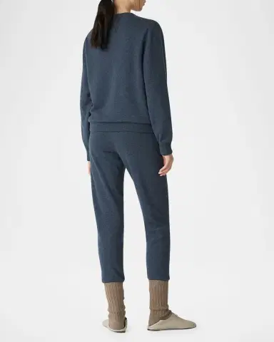Loro Piana Duo Cashmere Crewneck Sweater | Thumbnail 4 Loro Piana Duo Cashmere Crewneck Sweater | Thumbnail 4