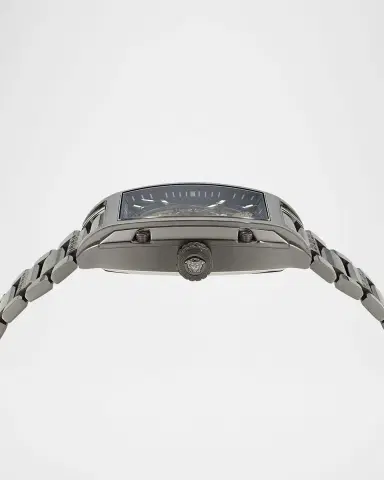 Versace Men's Dominus IP Gunmetal Skeleton-Dial Bracelet Watch, 42x49.5mm | Thumbnail 3 Versace Men's Dominus IP Gunmetal Skeleton-Dial Bracelet Watch, 42x49.5mm | Thumbnail 3