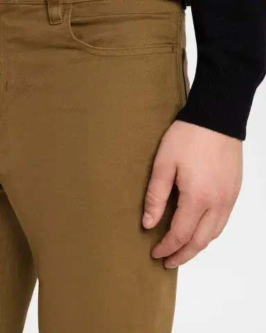 Vince Men 's Dylan Peached Cotton 5-Pocket Pants | Thumbnail 4